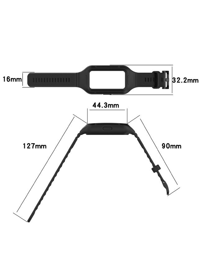 مناسب لسوار Huawei 9/8/7/6 حزام الملمس المتكامل Huawei Band8 Strap Honor سوار 7/6 حزام - Image 3