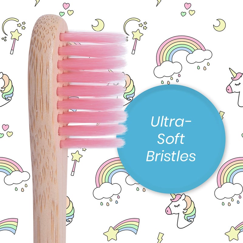 Lingito Natural Bamboo Toothbrushes, BPA Free Soft Bristles, Nature-Friendly, Natural, Organic & Vegan Toothbrush Pack, Individually Packaged (Natural Child Bamboo Toothbrushes) - Image 4