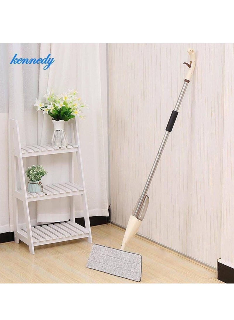 مساحة موب بوظيفة بخاخ مياه، مساحة موب لتنظيف الارضيات، مساحة موب بمقبض لتنظيف المطبخ، اداة تنظيف مع فوط مايكروفايبر قابلة لاعادة الاستخدام - Image 3