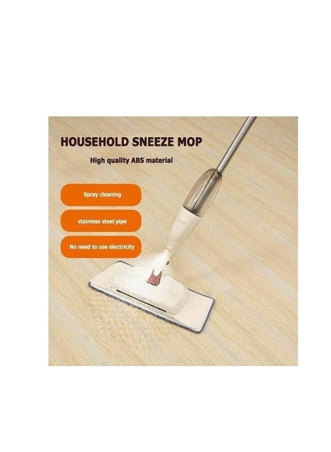 مساحة موب بوظيفة بخاخ مياه، مساحة موب لتنظيف الارضيات، مساحة موب بمقبض لتنظيف المطبخ، اداة تنظيف مع فوط مايكروفايبر قابلة لاعادة الاستخدام - Image 4