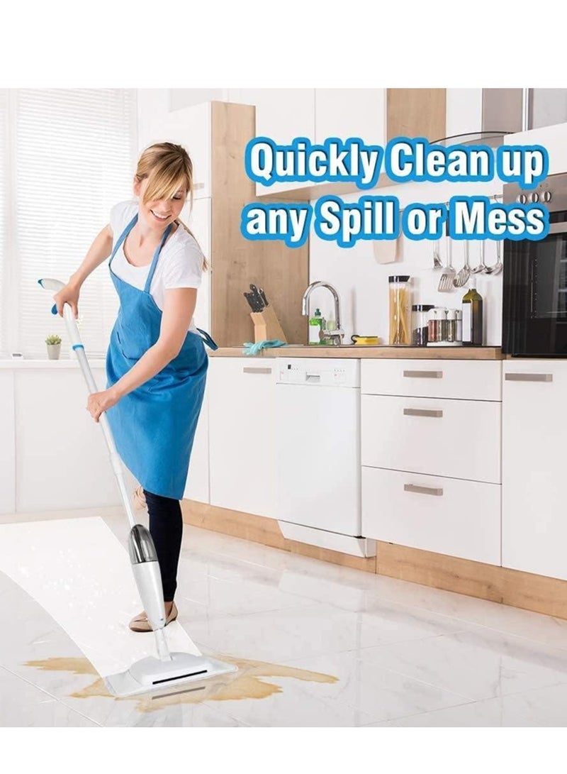 مساحة موب بوظيفة بخاخ مياه، مساحة موب لتنظيف الارضيات، مساحة موب بمقبض لتنظيف المطبخ، اداة تنظيف مع فوط مايكروفايبر قابلة لاعادة الاستخدام - Image 5