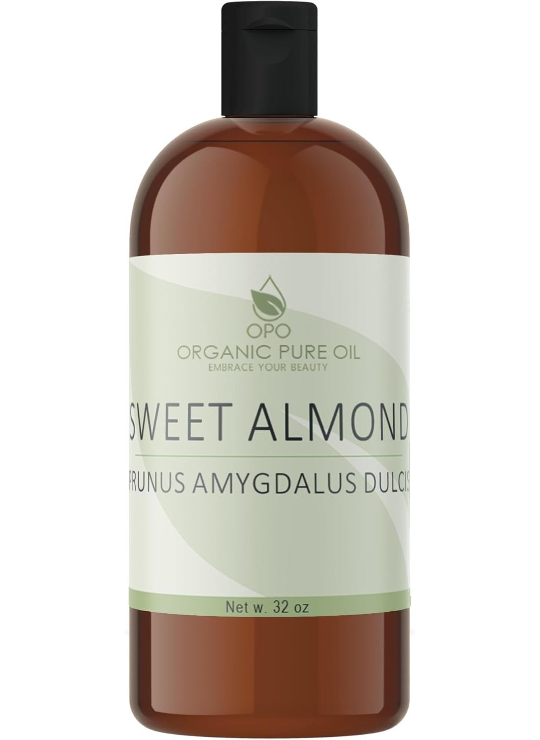 OPO - Sweet Almond  Pure  Cold Pressed NonGMO Unrefined Vegan Extra Virgin Unrefined 32 OZ for Face Hair Skin Body Lips By Organic Pure Oil  Packaging May Vary - Image 1