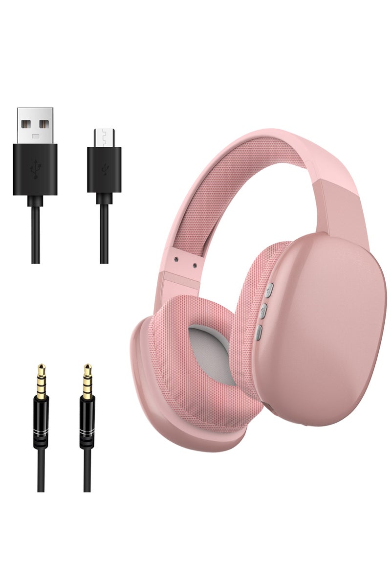 روك بو سماعة رأس لاسلكية تعمل بتقنية البلوتوث فوق الأذن مع سماعات رأس لإلغاء الضوضاء النشطة بالميكروفون الهجين مع أوضاع متعددة ، صوت عالي الدقة ، ملاءمة مريحة ، بلوتوث ، اتصال متعدد النقاط - Image 1