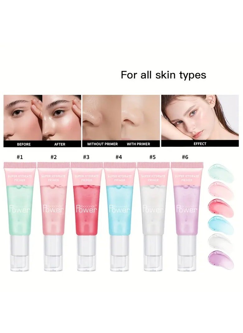 ibcccndc HydraGlow Primer - Long-Lasting, Hydrating, and Niacinamide-Infused Gel-Based Foundation Primer for Perfect Makeup - Moisturizes and Prepares Skin for Flawless Finish  - Image 3
