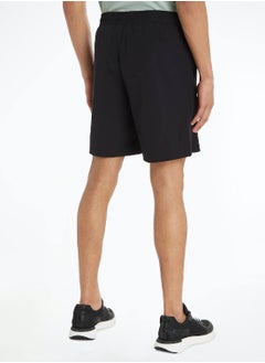 CALVIN KLEIN Calvin Klein Men's Shorts - Knit Shorts - Sportswear - Cotton , Black  - Image 3