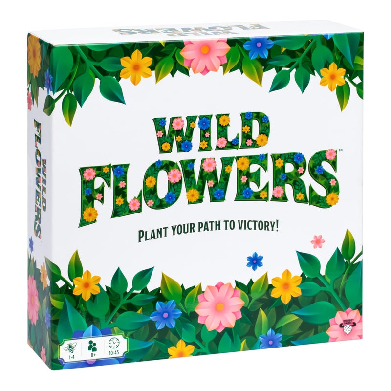 MOOSE Wild Flowers Family Fun Strategy Game Grow Claim Flowers by Placing Tiles Bumble Bees to Secure Your Blooms Before Others Complete Garden Cards to Score Big Solo Play 1 to 4 Players Aged 8 - Image 4