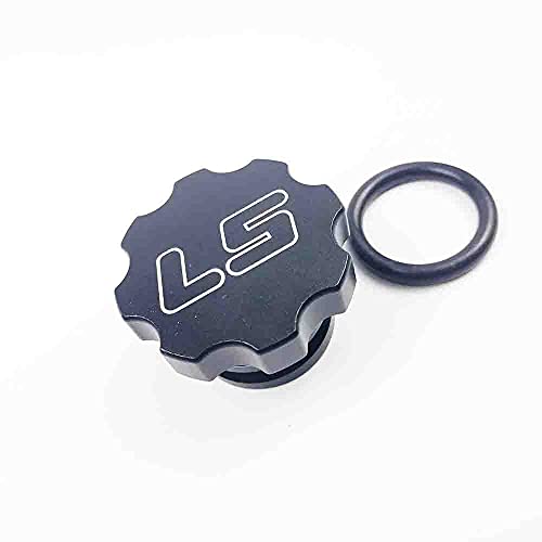 BOKOP For LS Oil Cap GM oil Cap CNC Machined Billet Aluminum LS1 LS2 LSX LS swapped Black - Image 3