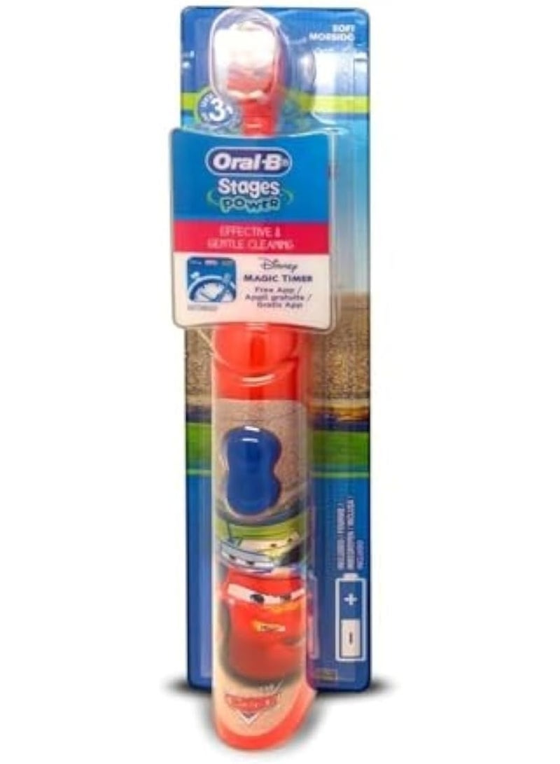 Oral-B battery-operated toothbrush for effective cleaning, multi-colored - Image 2