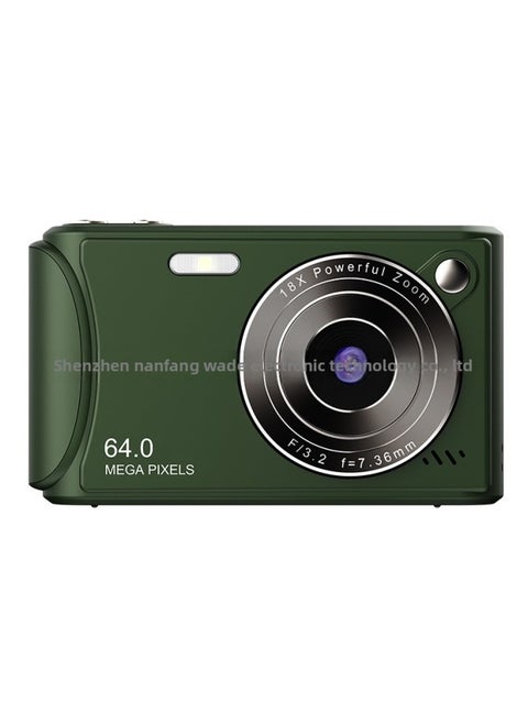 HD Digital Camera Ccd Student Party Retro Home Old-fashioned Camera Campus Card Machine Video Camera-Color:Q18 Green-hd Large Screen Camera
