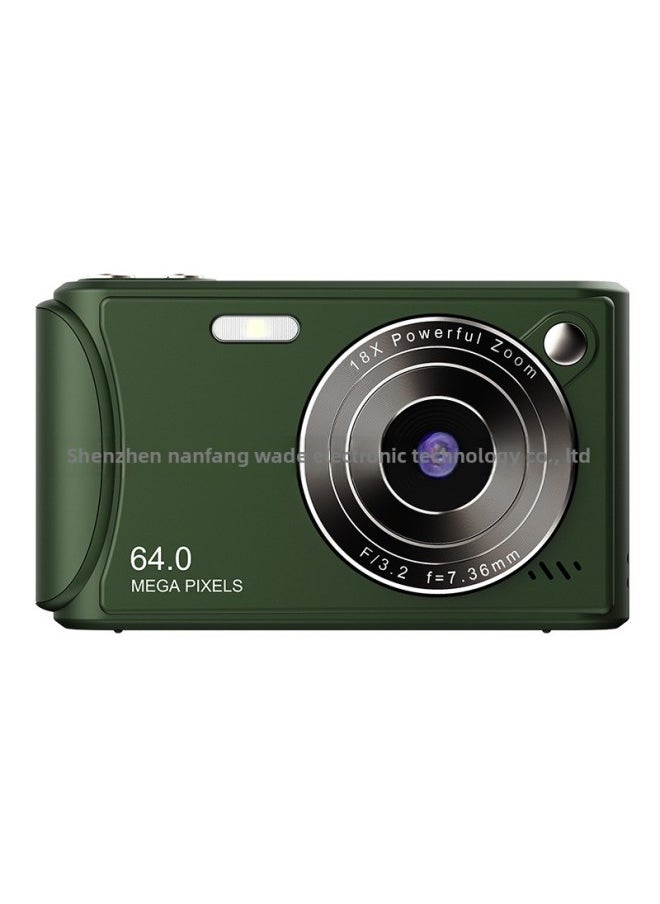 Generic - HD Digital Camera Ccd Student Party Retro Home Old-fashioned Camera Campus Card Machine Video Camera-Color:Q18 Green-hd Large Screen Camera - Image 1