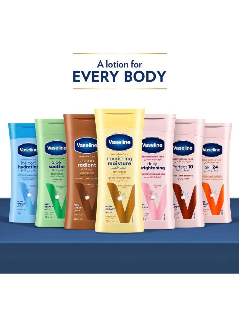 فازلين لوشن الجسم المهدئ بالصبار 200 مل - Image 3