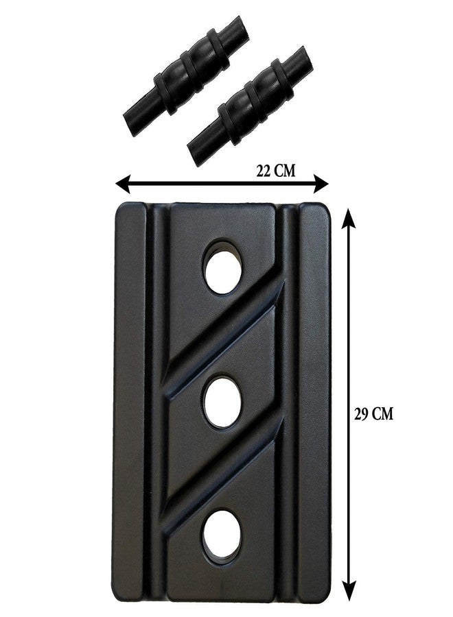 Encanto Xylofit Set of Heavy Durable Plastic Wicket Stumps with-3 Stumps + 2 Bails + 1 Stand - Image 5