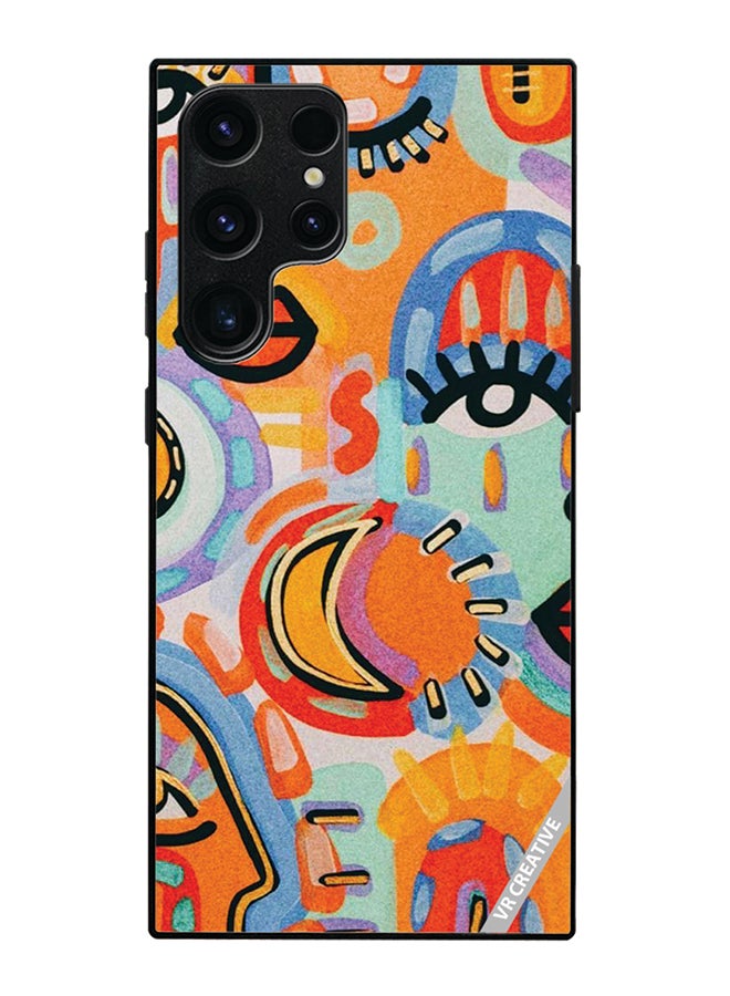 Protective Case Cover For Samsung Galaxy S25 Ultra Womenart Design Multicolour