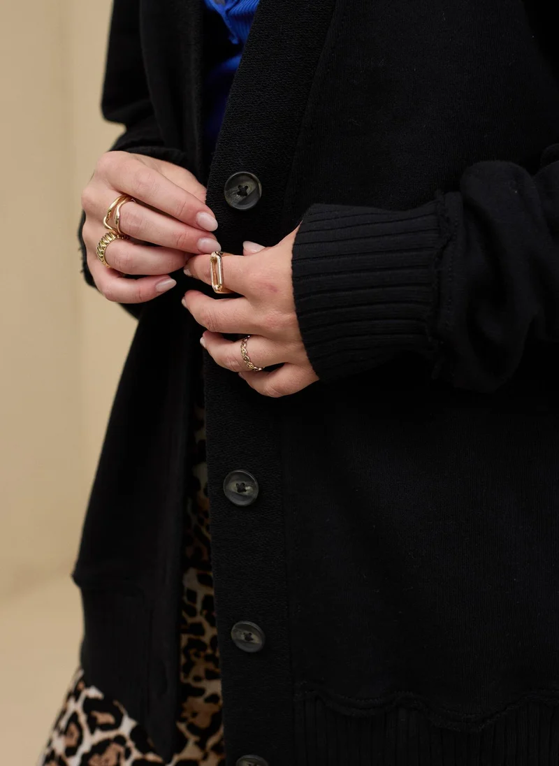 آري من امريكان ايجل Essential Aerie Fleece Cardigan