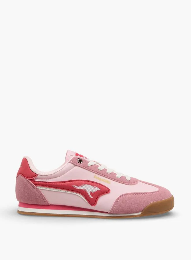 Kangaroos Pink Women Lace-Up Sports Shoes for Women | Best Price UAE