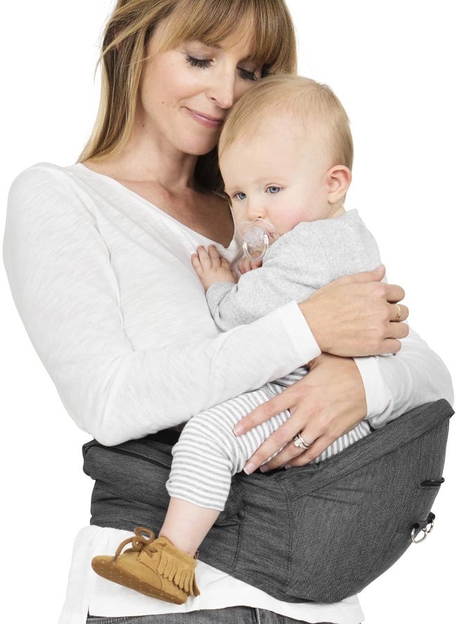 MOBY Hip Seat and Baby Carrier - 2-in-1 Ergonomic Baby Carrier and Toddler Carrier - Image 2