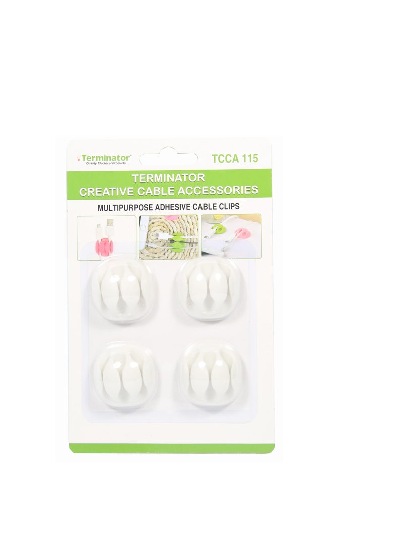 Terminator Multipurpose Adhesive Cable Clips TCCA 115