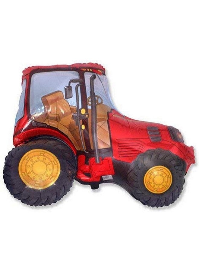 31" Red Tractor Shape