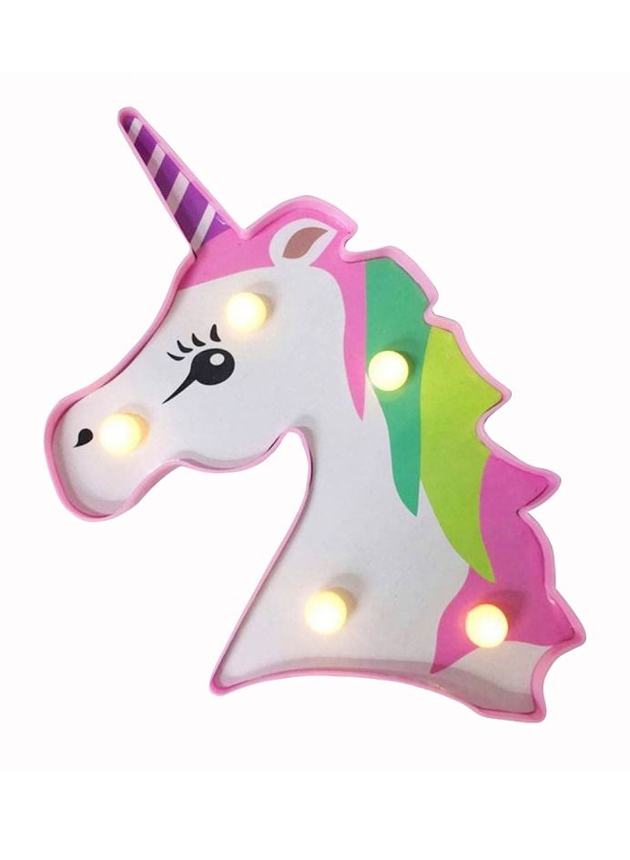 سلة يونيكورن مضيء بتصميم ملون - Image 1