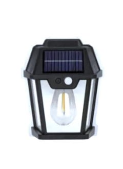 ELTRAZONE Solar Interaction Wall Lamp Outdoor & Indoor – Wireless Waterproof LED Wall Sconce with Motion Sensor and Dusk-to-Dawn Auto On/Off – 3 Intelligent Lighting Modes – Energy-Saving Solar Wall Mount Lantern for Garden, Patio, Porch, Garage, or Entryway – White  - Image 1