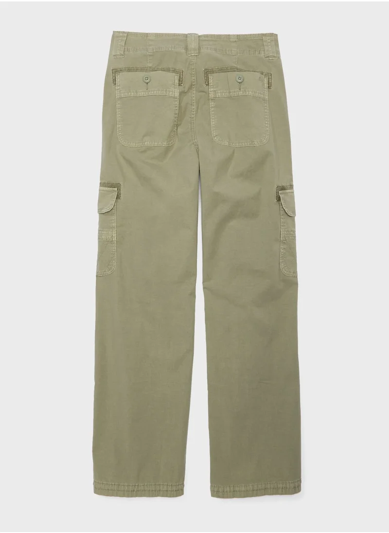 American Eagle High Waist Baggy Cargo Joggers