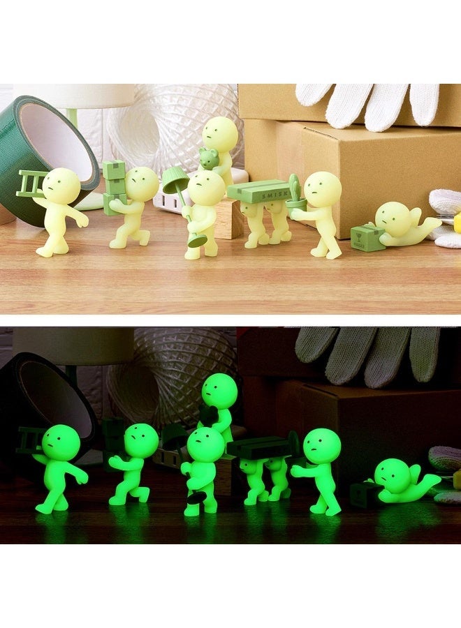 Smiski Moving Series Glow In The Dark Mini Figure Luminous Housewarming Toy Figurine Mystery Box Single Piece - Image 2