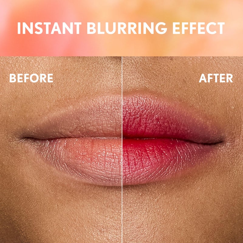 COVERGIRL Clean Fresh Yummy Blur Lipstick, Blurring Effect, Matte Lip Color, Fresh Pear Flavored, Vegan Formula - 180 Hunny Blur (Deep Plum) - Image 4