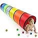 Labeol Kids Play Tunnel for Toddlers 13 Colorful Pop Up Baby Tunnel for Kids to Crawl Through 6 Foot with Breathable Mesh Collapsible Toddler Toys Gift for Children Backyard Playset - Image 3