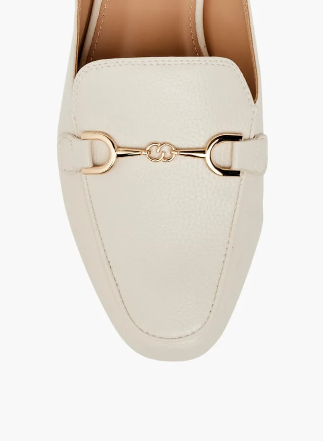 سيليست Women's Metal Accent Slip-On Mules