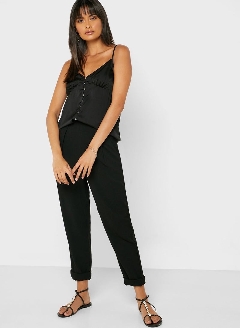 Sugarfree Button Down Cami Top - Image 4