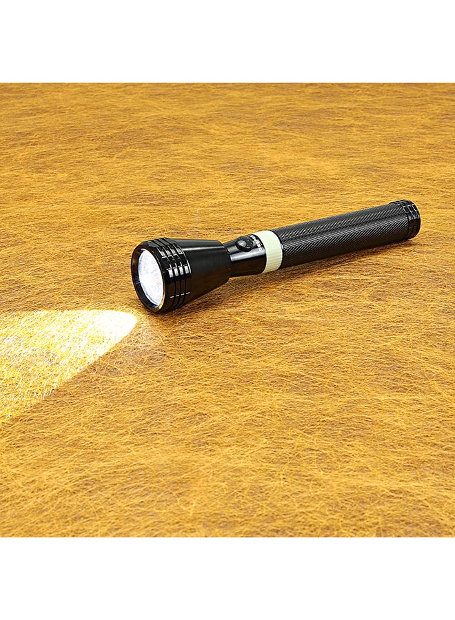GEEPAS Rechargeable LED Flashlight Aluminium Torch /3000mAh Battery /Ideal for Campaigning, Trekking, Outdoor Activities Black 242mm - Image 5