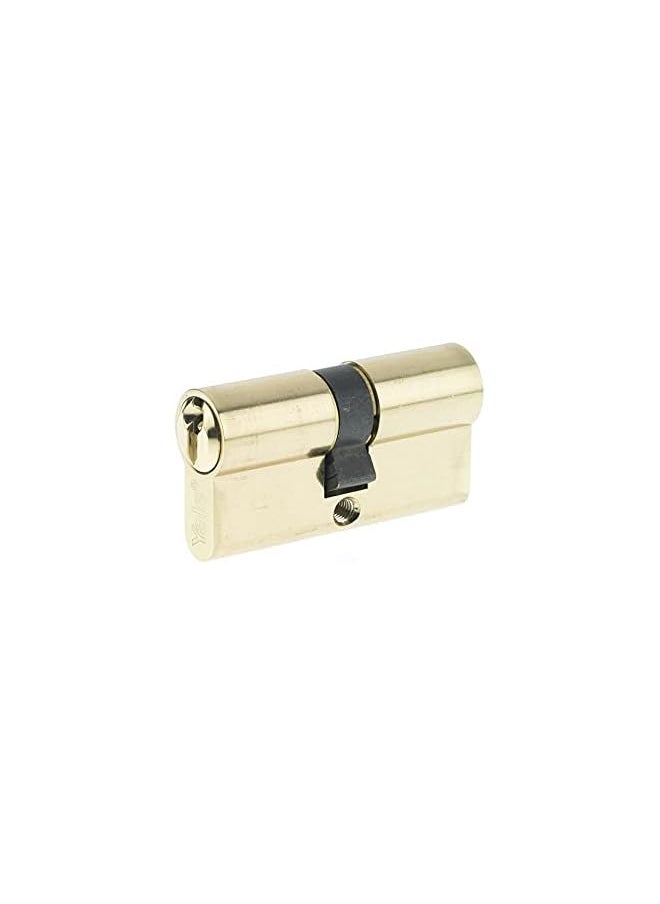 Yale Yale 10-0502-3030-00-02-01, 500 Series Double EUro Profile Cylinder 30+30 Polished Brass  - Image 4