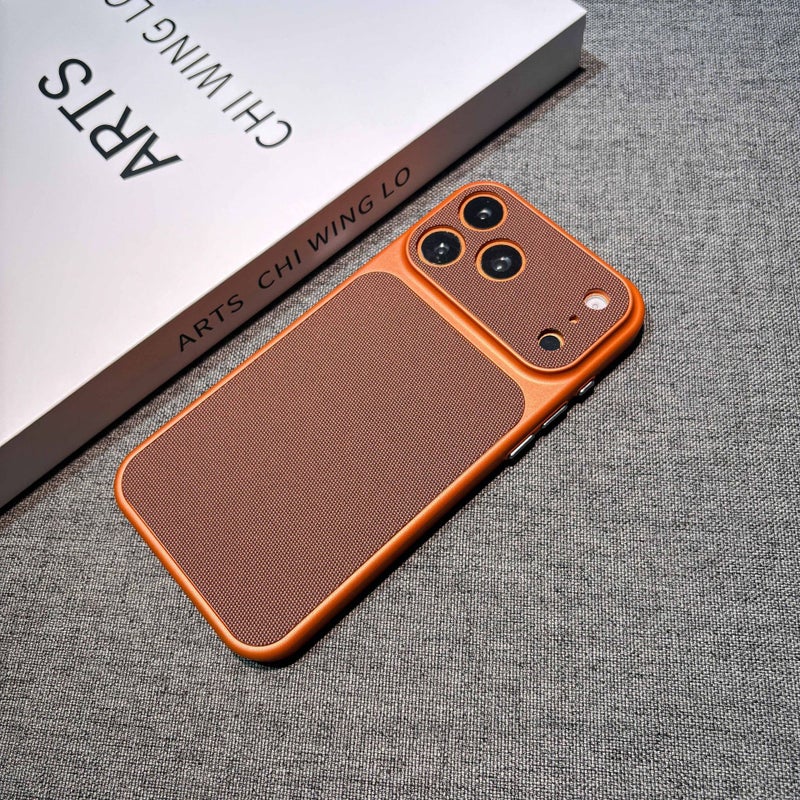 Tech Fabric Full Coverage Case for iPhone 17 Pro Max / 16 / 15 - Anti-Drop Business Protective Cover