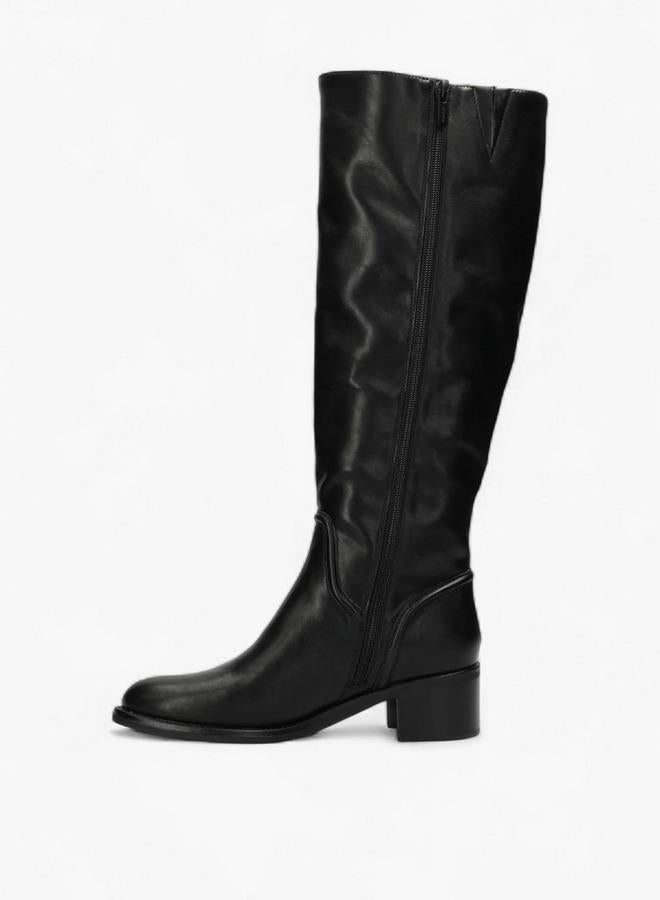 MEXX Solid High Shaft Boots with Zip Closure - Image 4