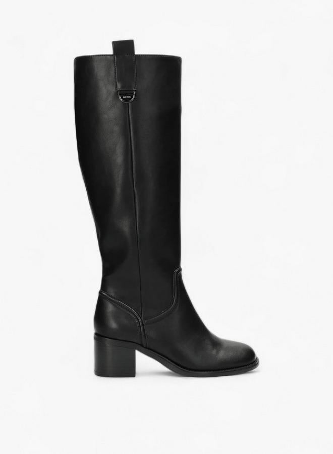 MEXX Solid High Shaft Boots with Zip Closure - Image 1