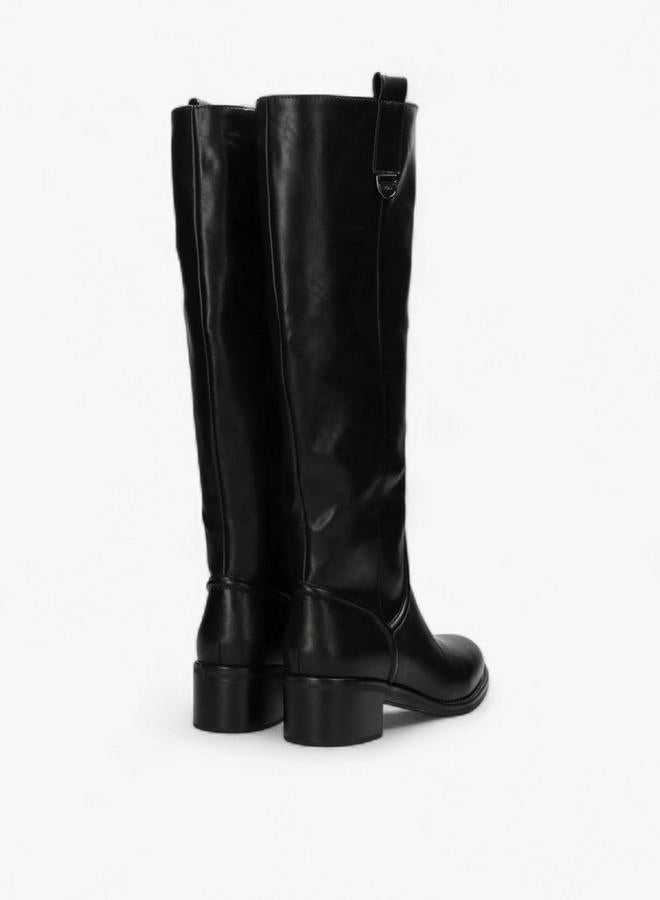 MEXX Solid High Shaft Boots with Zip Closure - Image 3