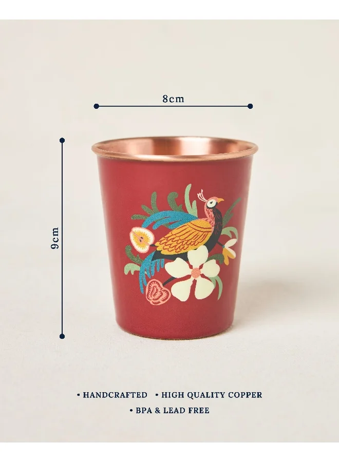 تشامباك Monal Copper Tumbler, 250 ml | Kashmir Trails