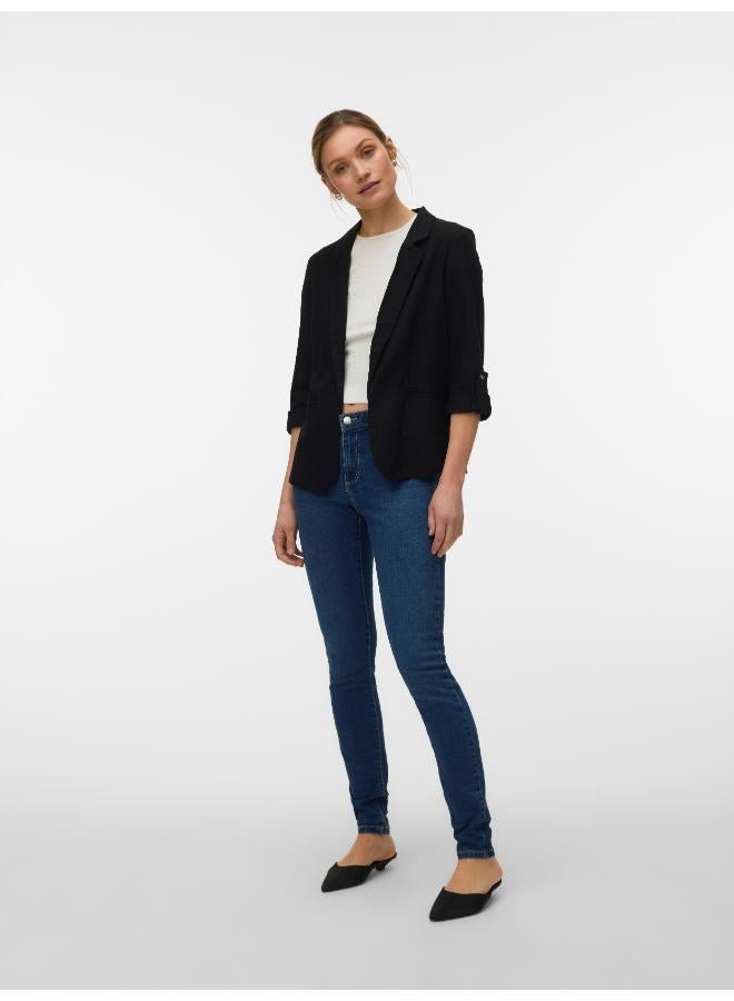 VERO MODA Casual 3/4 Loose Single Breasted Blazer - Image 4