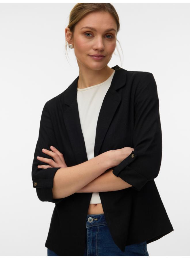 VERO MODA Casual 3/4 Loose Single Breasted Blazer - Image 1