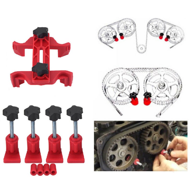 5 مجموعة أدوات تأمين توقيت محرك محور الكماشية مع دعامة كام مزدوج النمط العام لمعدات ترس السبروكيت - Image 3