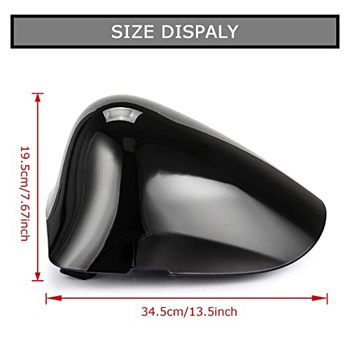 PSLER Cowl Rear Seat Cover Rear Seat Fairing Cover for Hayabusa GSXR1300 1996-2007 (Black) - Image 4