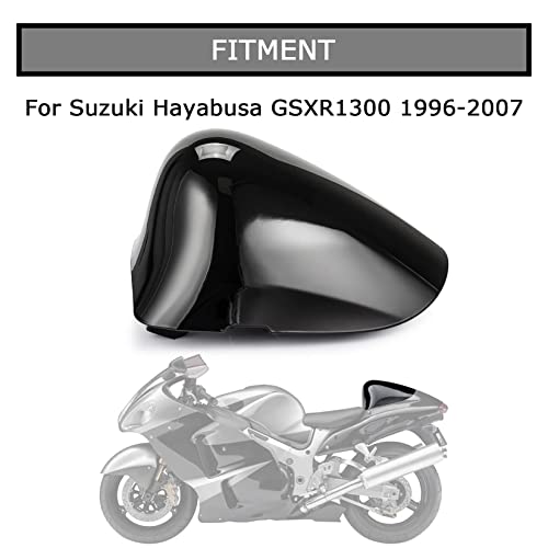 PSLER Cowl Rear Seat Cover Rear Seat Fairing Cover for Hayabusa GSXR1300 1996-2007 (Black) - Image 2