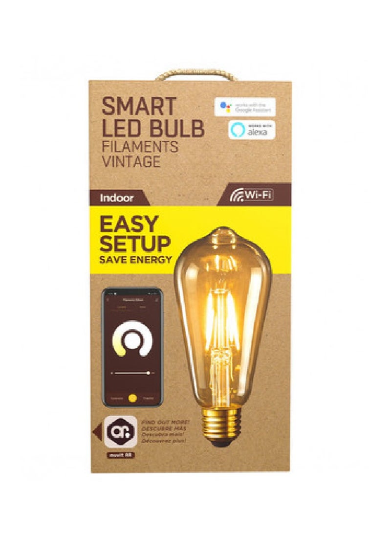 Muvit - muvit iO Smart LED Bulb Filaments Vintage WiFi - Image 1
