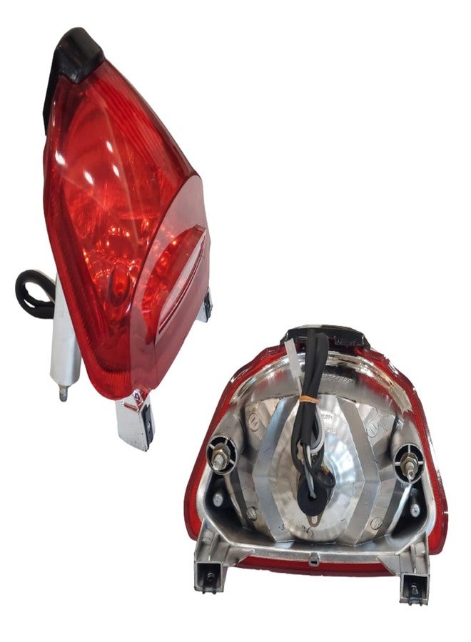 VTRUST مصباح خلفي للدراجة من VTRUST متوافق مع TVS Star Sports (الموديل الجديد) | مصباح فرامل خلفي هالوجين أحمر | تشطيب فائق وعمر طويل - Image 5