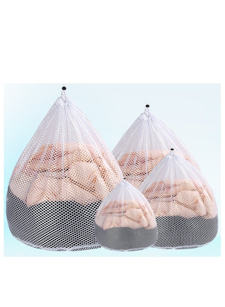 DIOTTI 4PCS Mesh Laundry Bags – Reusable Drawstring Washing Net Bags for Delicates, Durable & Breathable  - Image 1