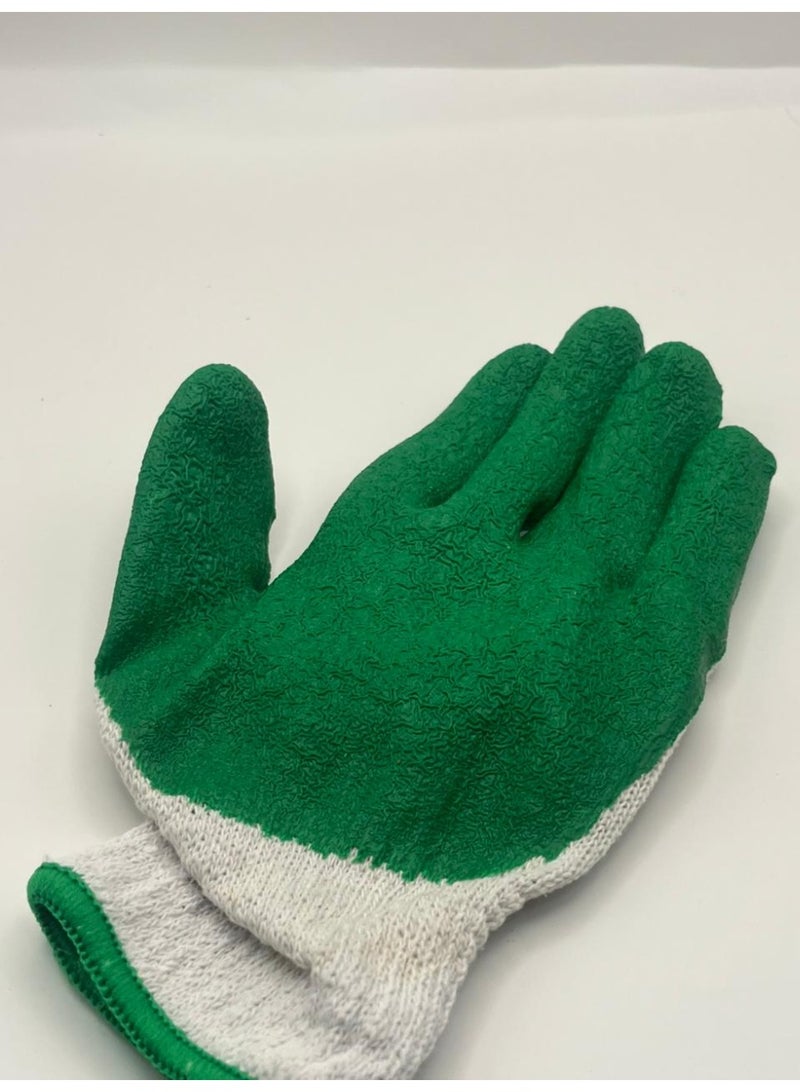 TEAKWOOD Durable Industrial Gloves with Crinkle Latex Palm - Multipurpose Hand Protection - Image 5