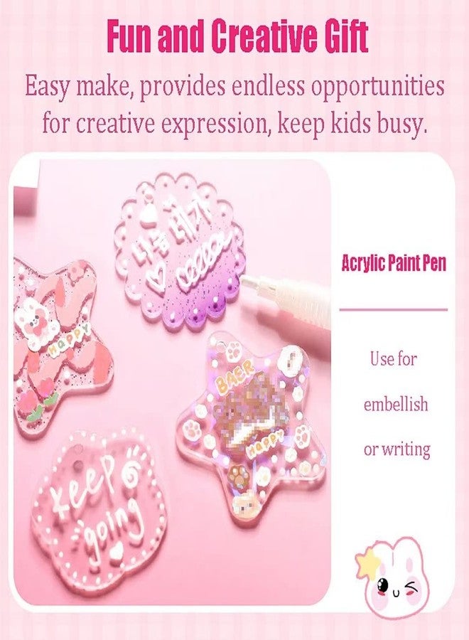 QIAONIUNIU Stickers for Girls Ages 6+, Create Your Own Tags Art and DIY Crafts Set, Valentine's Day Gifts (Make 60 Tags) - Image 4