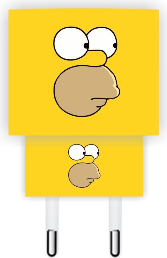 Quart Aksesuar Quart Accessory Iphone 20W Charger Cover Simpson Charger Sticker - Image 1