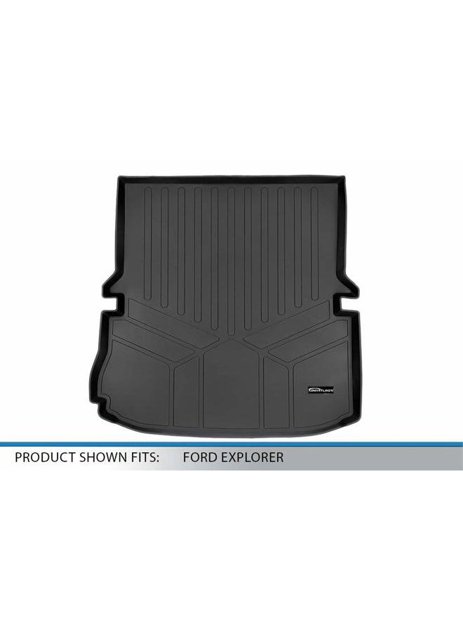 MAX LINER All Weather Custom Fit Cargo Trunk Floor Mat Behind 2nd Row Black Compatible with 2011-2019 Ford Explorer - Image 3