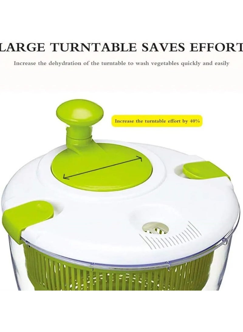 بيوينتي مجفف خضروات، دوّار سلطة، سلة فواكه، جهاز منزلي لتجفيف الخضروات والفواكه، دوّار خس، مصفاة، أداة من أدوات المطبخ. - Image 4